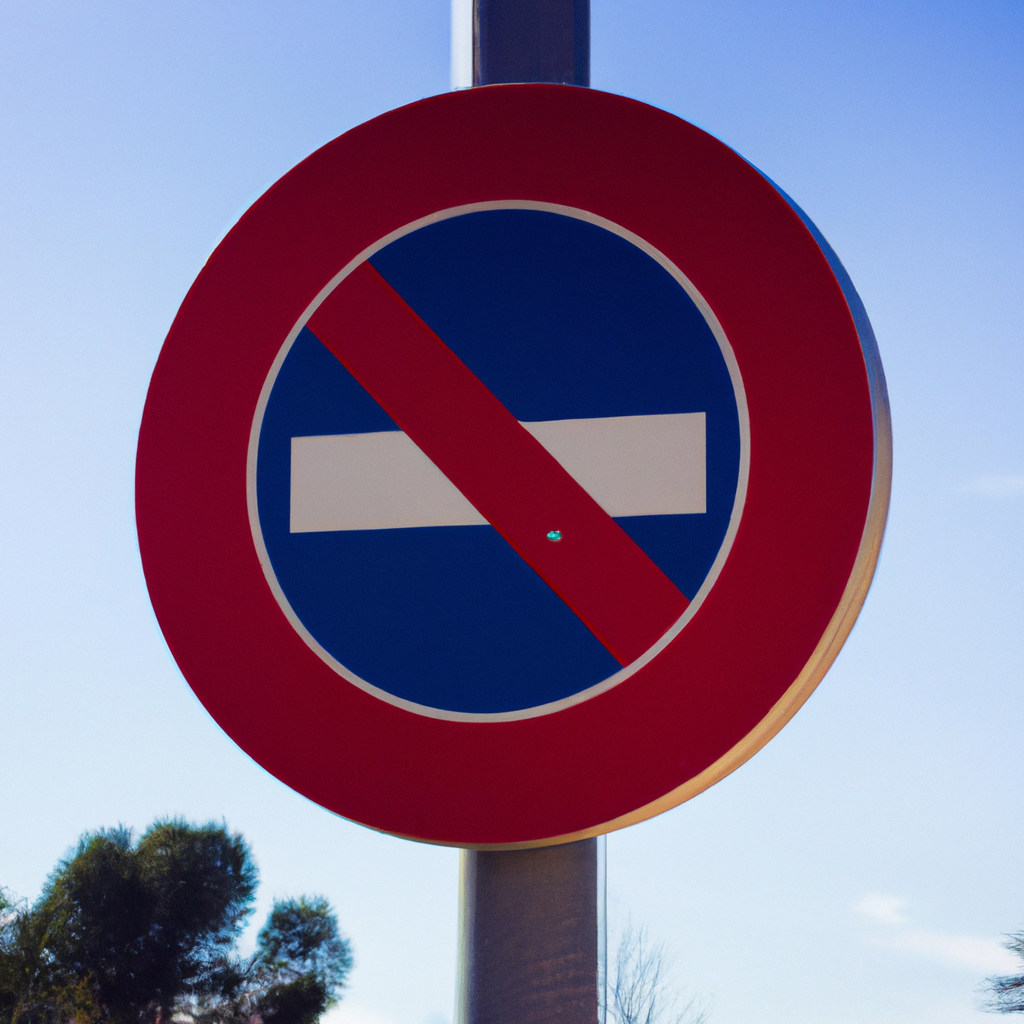 What is the meaning of traffic signs no entry?